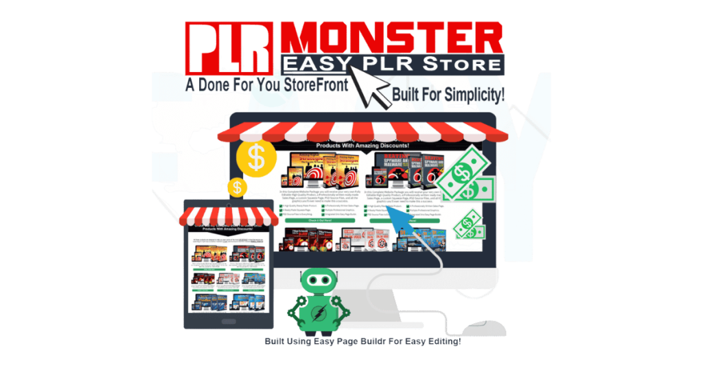 Easy PLR Store Review - 50 PLR Store With 1 Click Startup?