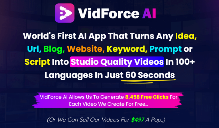 VidForce AI Review