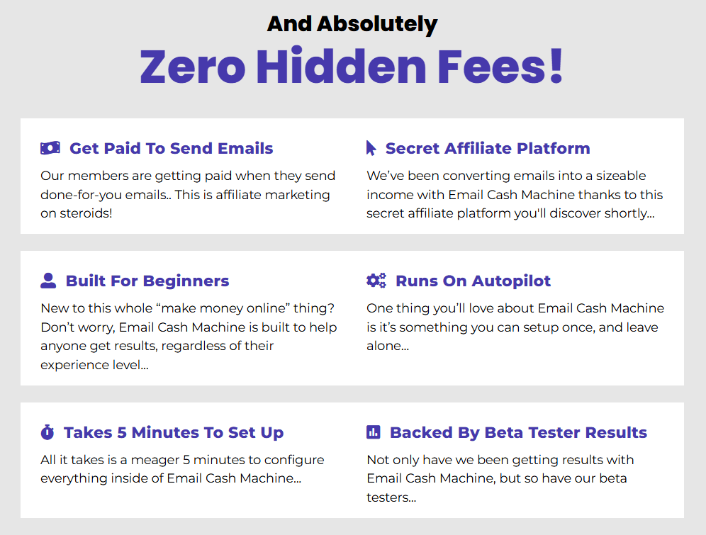 Email Cash Machine Review