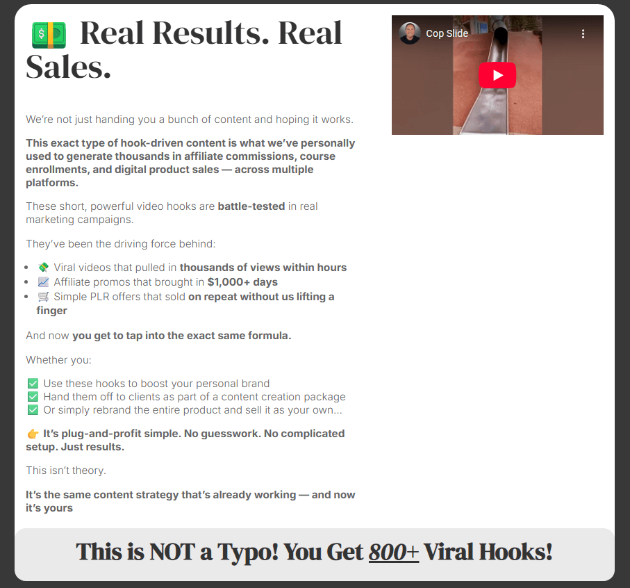 [PLR] Viral Hooks Collection Review