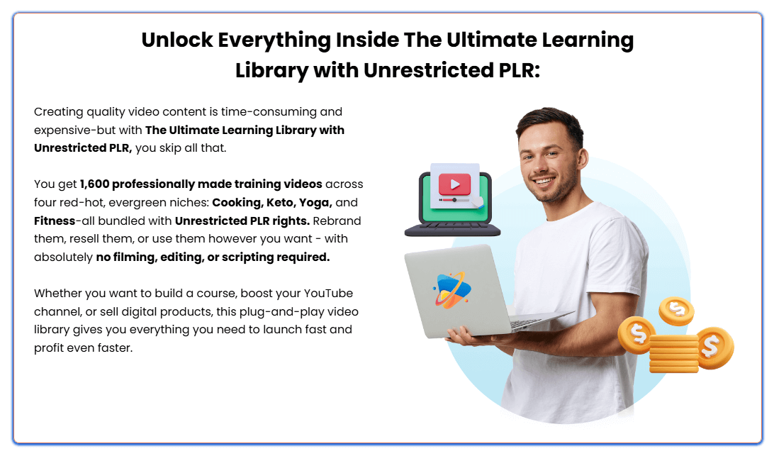 (PLR) The Ultimate Learning Library Review