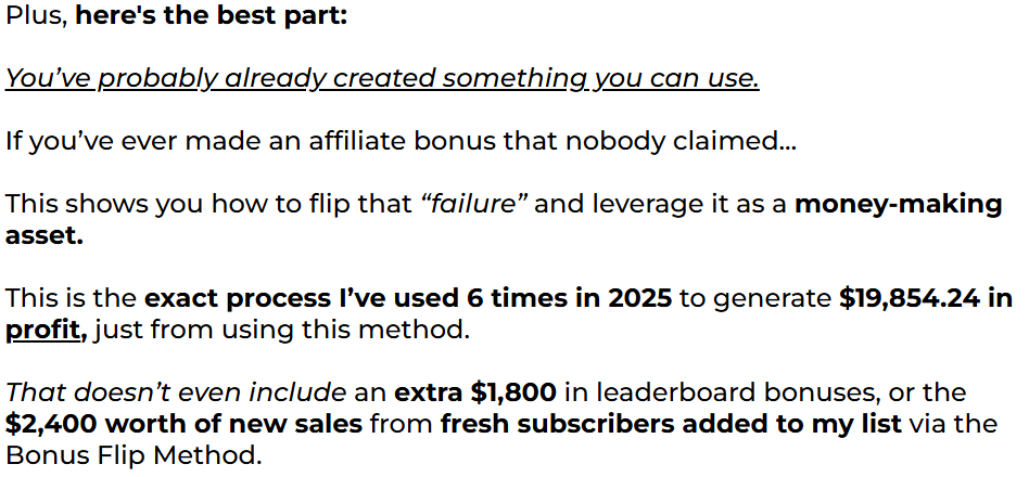 The Bonus Flip Method Review