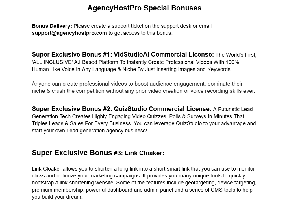 AgencyHostPro Review