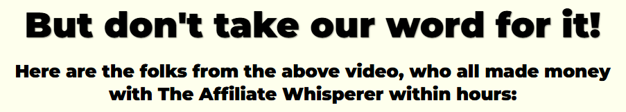 The Affiliate Whisperer Review