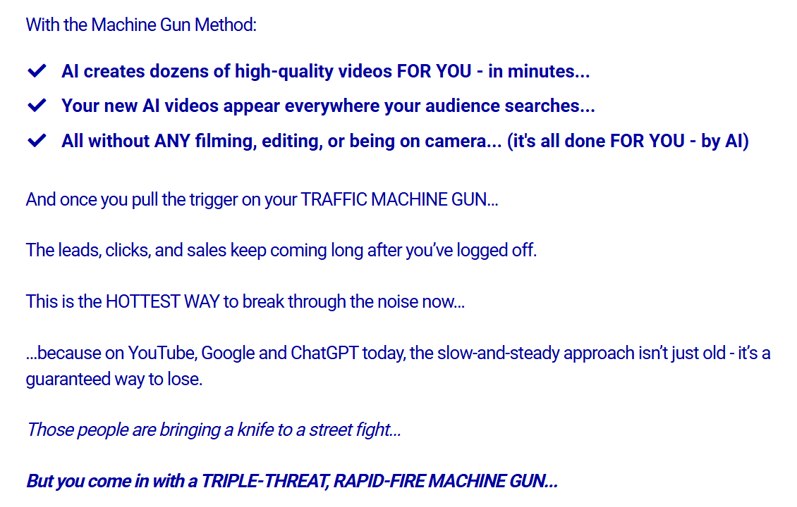 Machine Gun Method Review
