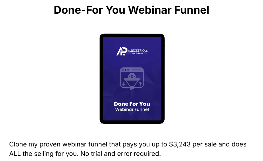 John Thornhill's Ambassador Program Review