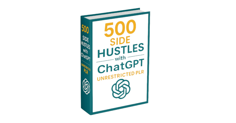 500 Side Hustles with ChatGPT PLR Review
