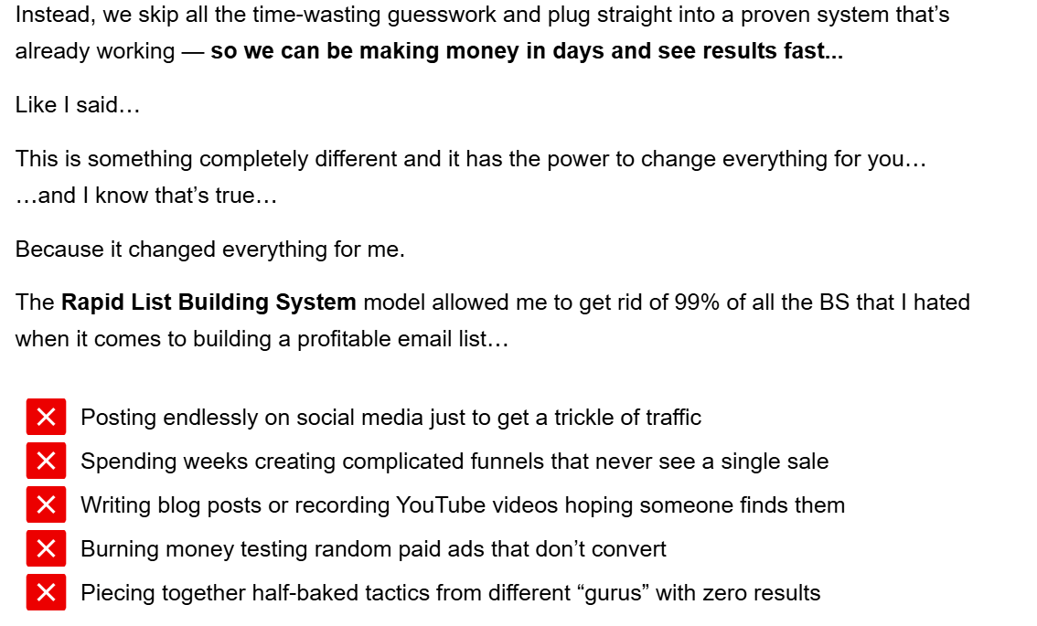 Rapid List Building System Review