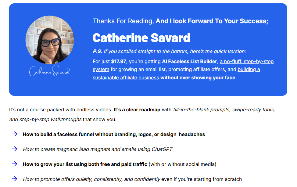 AI Faceless List Builder Review
