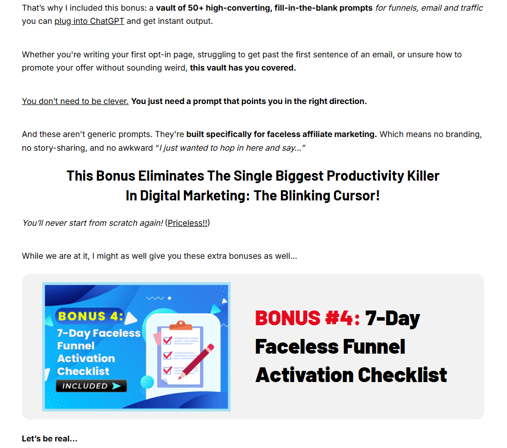 AI Faceless List Builder Review