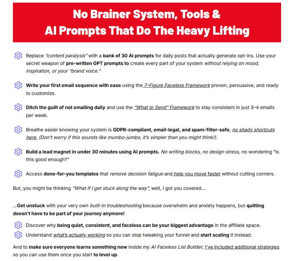 AI Faceless List Builder Review