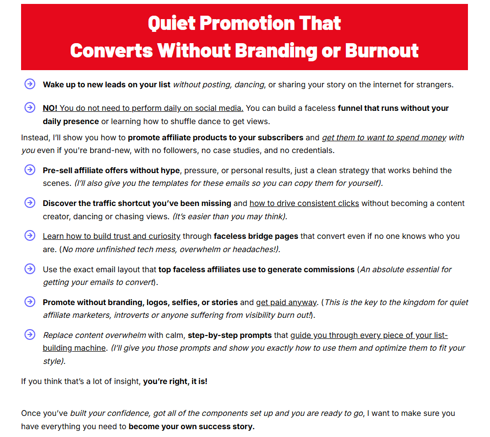 AI Faceless List Builder Review