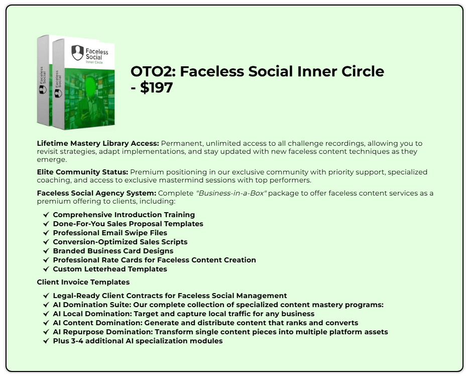 Faceless Social Review