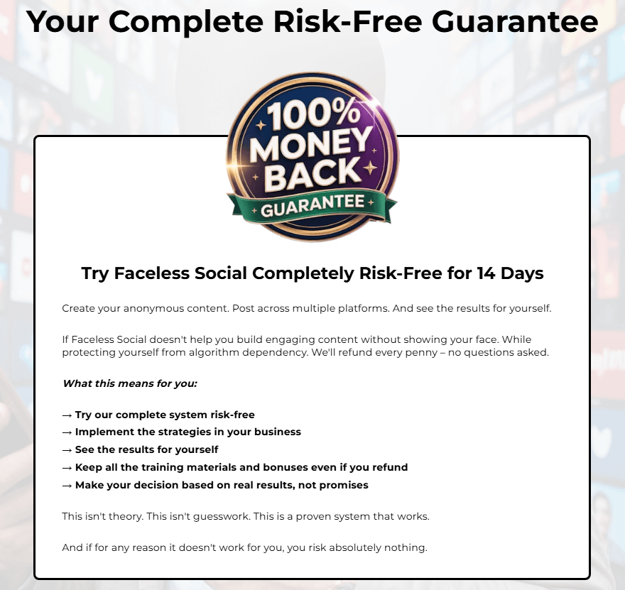 Faceless Social Review