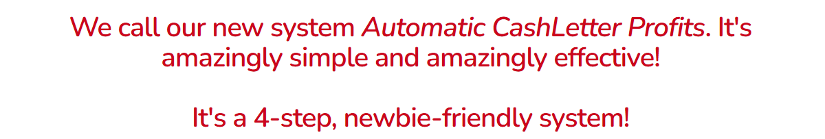 Automatic CashLetter Profits Review