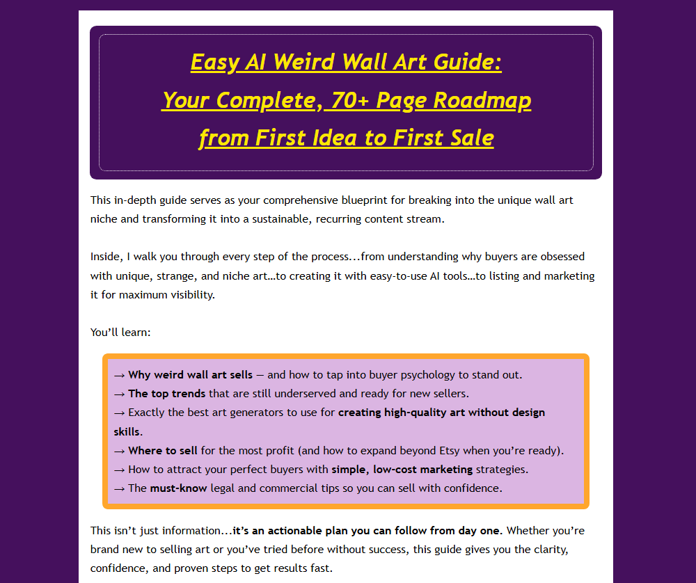 Easy AI Weird Wall Art Review