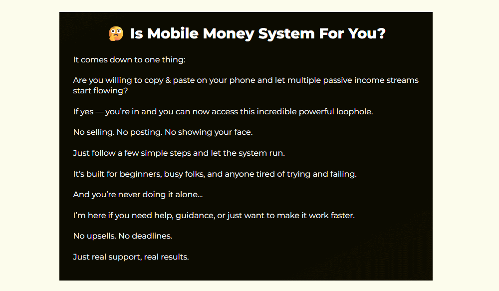 Mobile Money System Review