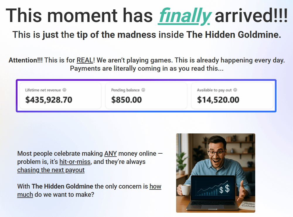 The Hidden Goldmine Review