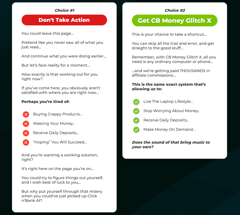 CB Money Glitch X Review