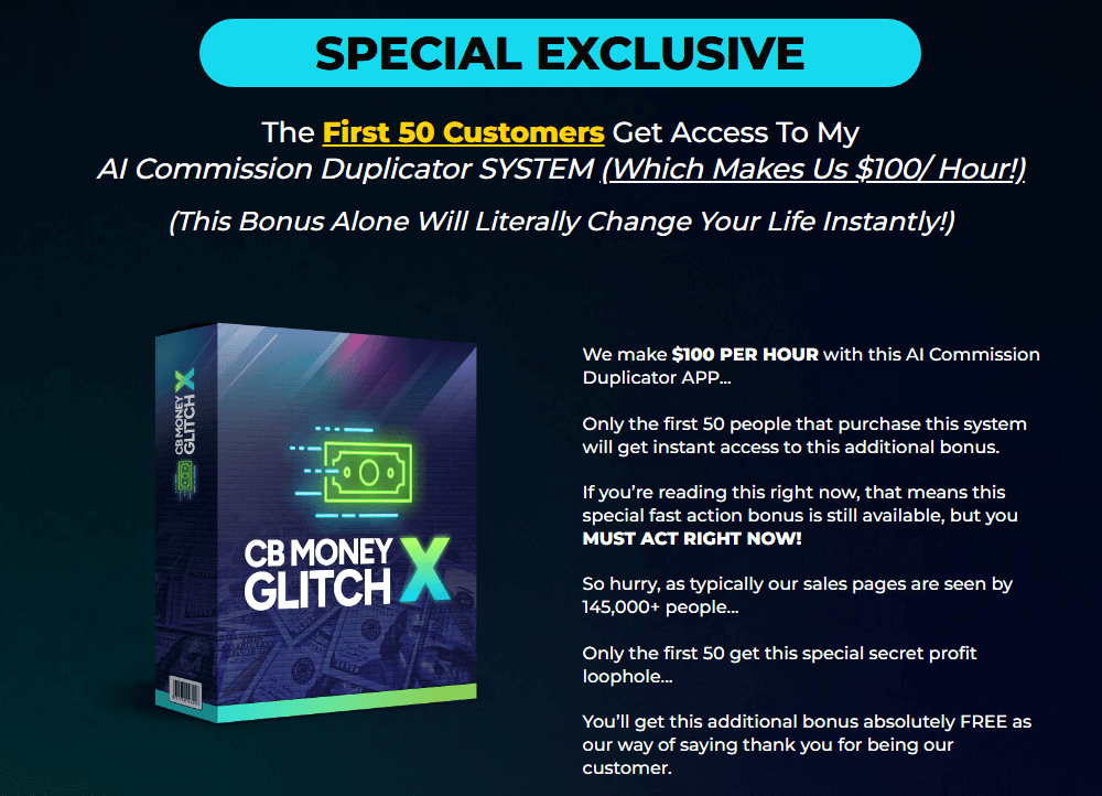 CB Money Glitch X Review