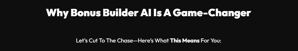 Bonus Builder AI Review 