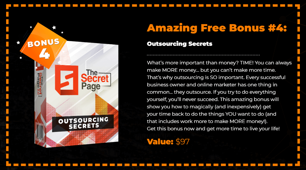 The Secret Page Bonuses