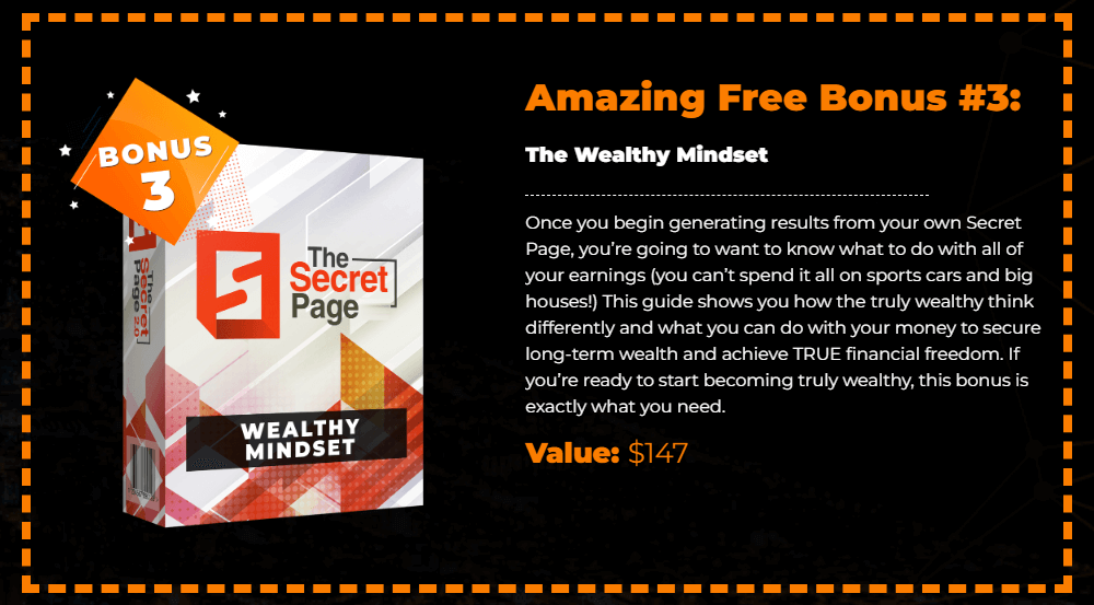 The Secret Page Bonuses