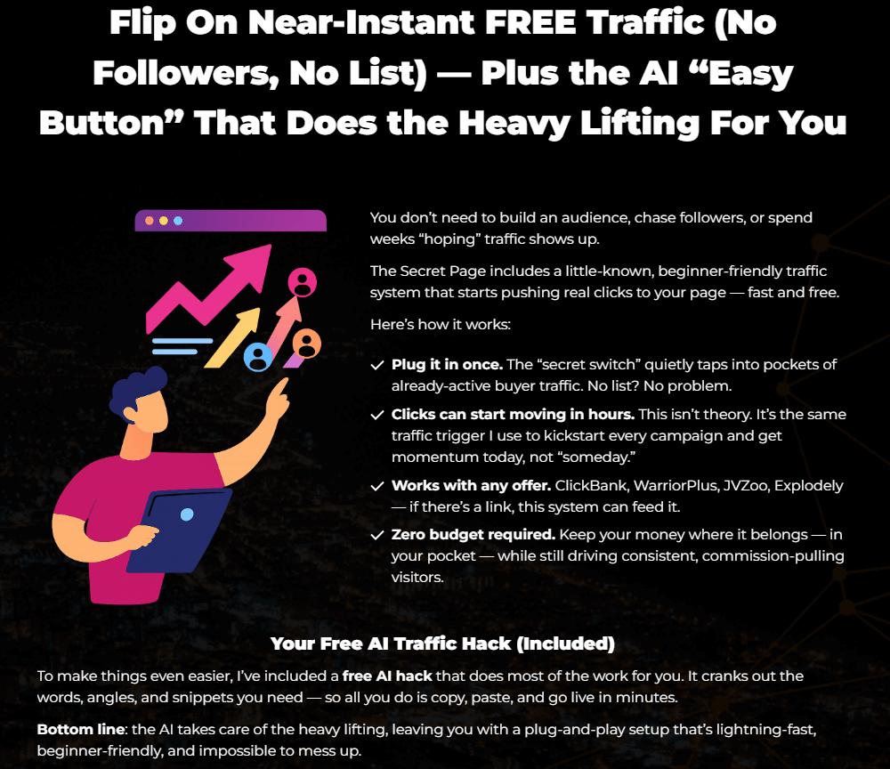 The Secret Page features