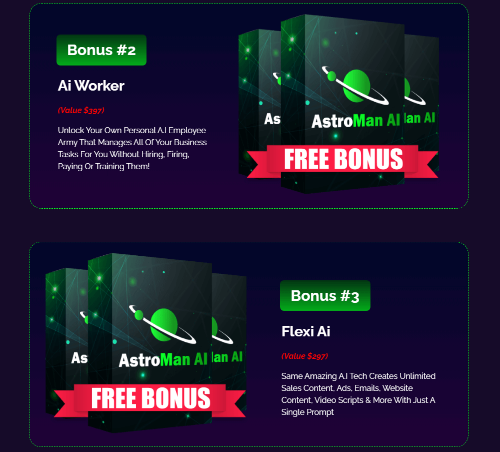 Astroman AI Bonuses Astroman AI Bonuses