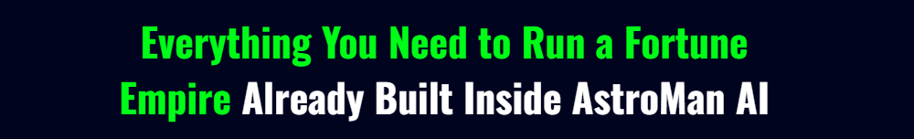Astroman AI features Astroman AI features