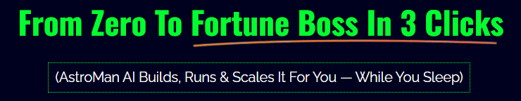 Astroman AI steps Astroman AI steps