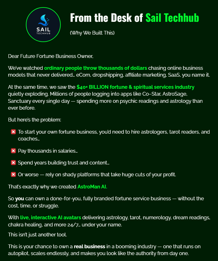 Astroman AI Vendor Astroman AI Vendor