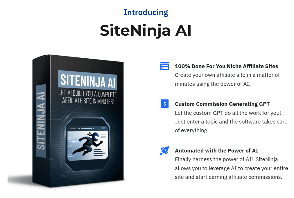 SiteNinja AI features