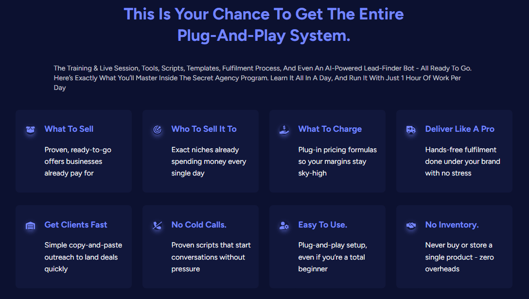 Secret Agency Profit Formula Review