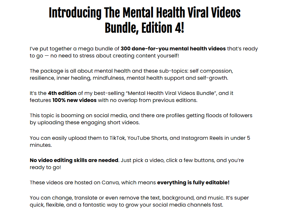 Mental Health Videos (Ed.4) Review