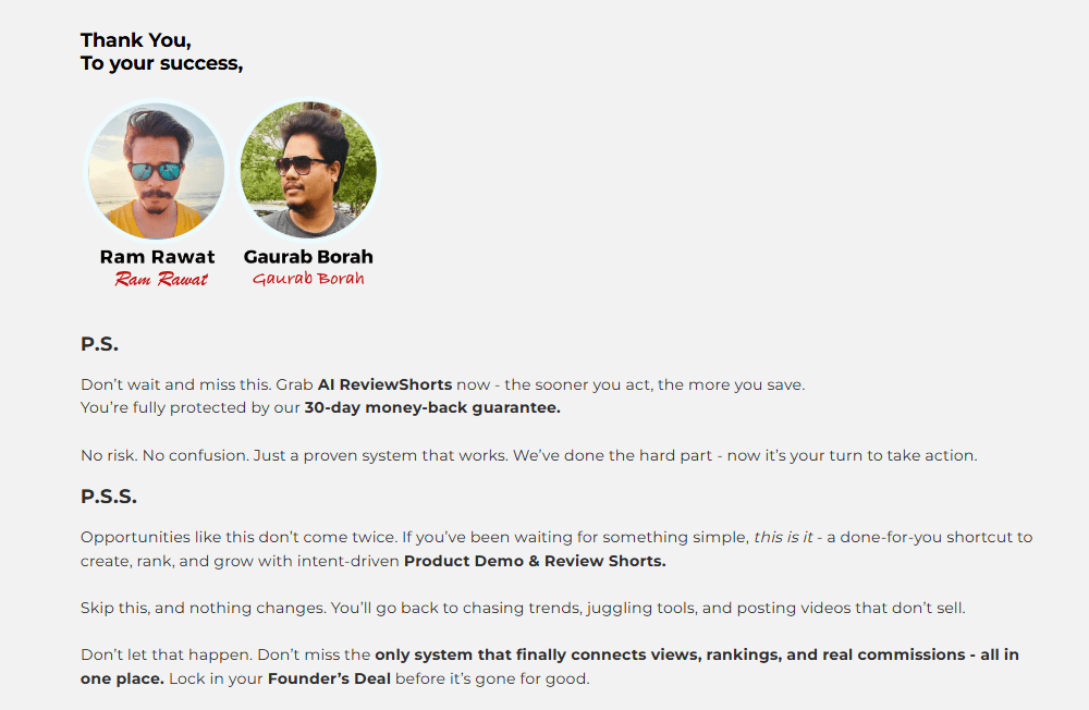 AI ReviewShorts Review