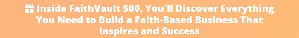 FaithVault 500 w/ Unrestricted PLR Review