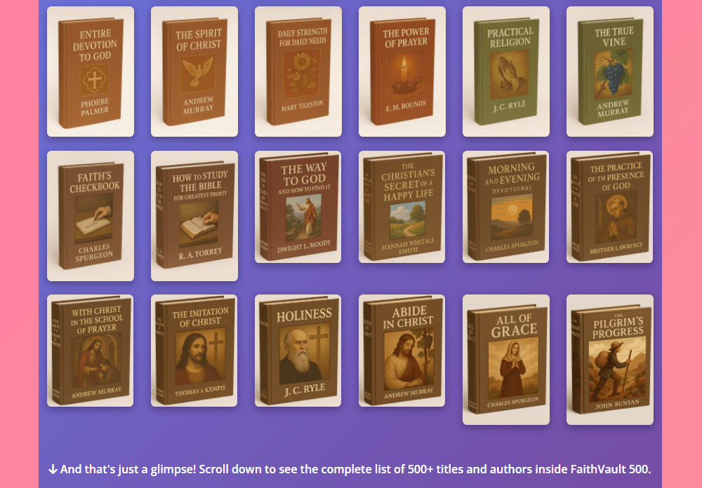 FaithVault 500 w/ Unrestricted PLR Review