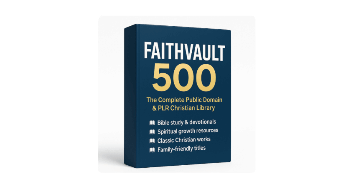 FaithVault 500 w/ Unrestricted PLR Review