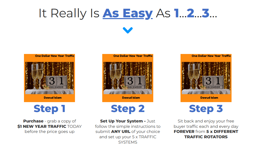 One Dollar New Year Traffic Review