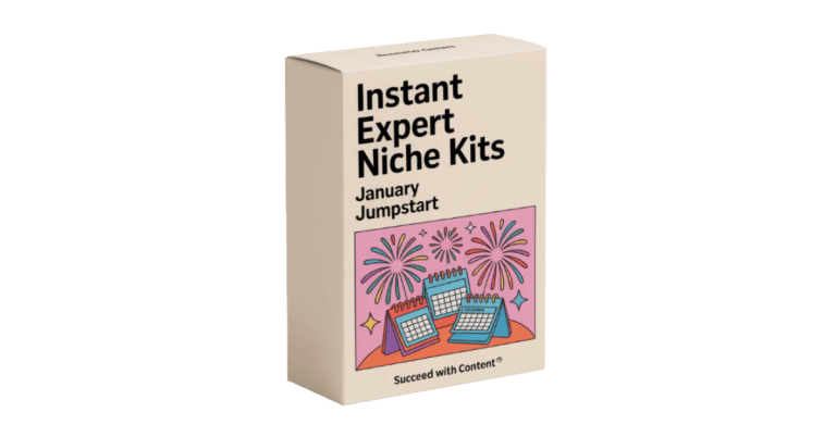 Instant Expert Niche Kits – January Jumpstart Review