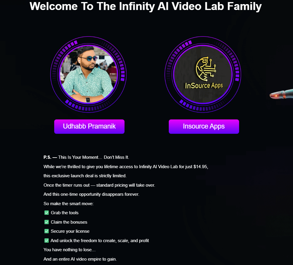 Infinity AI Video Lab Review