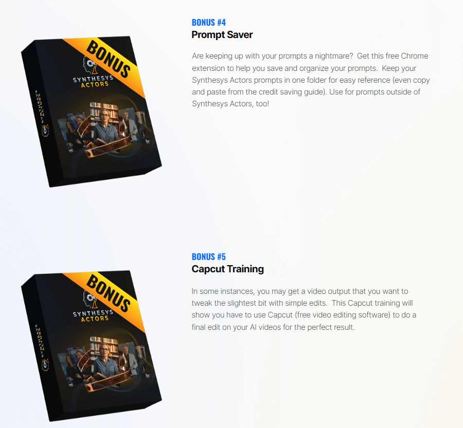 Synthesys Actors Review