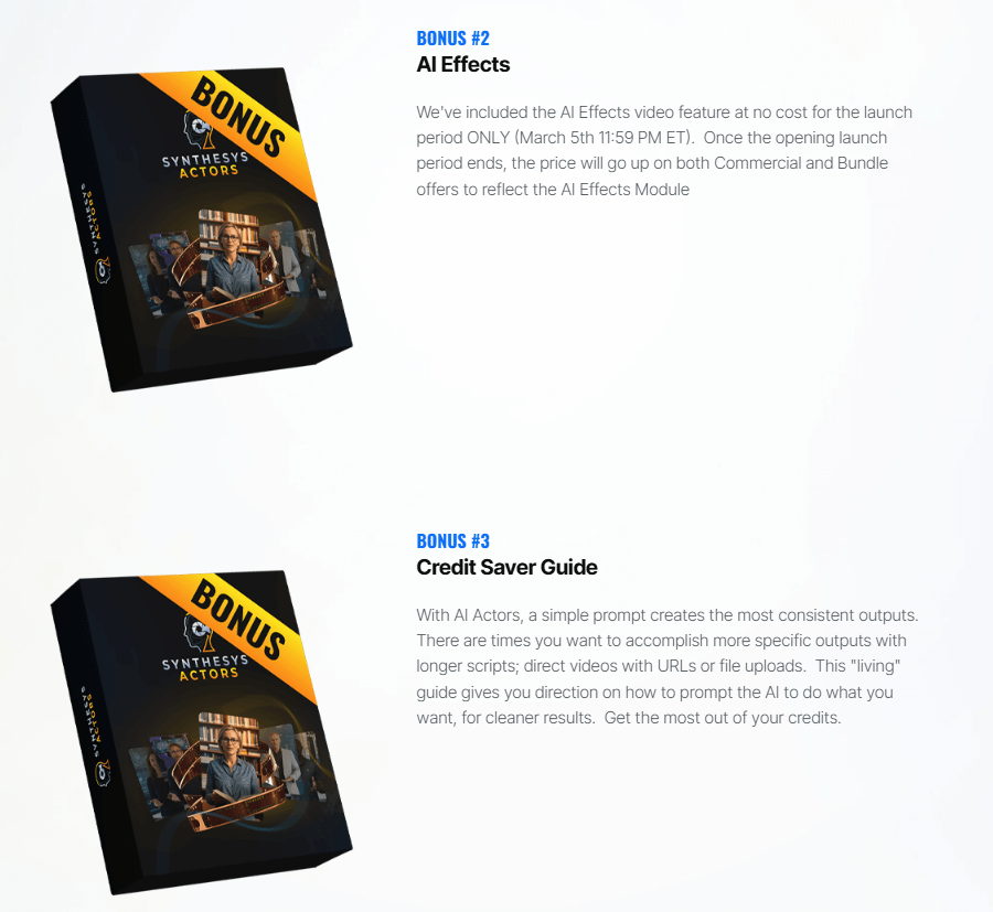 Synthesys Actors Review