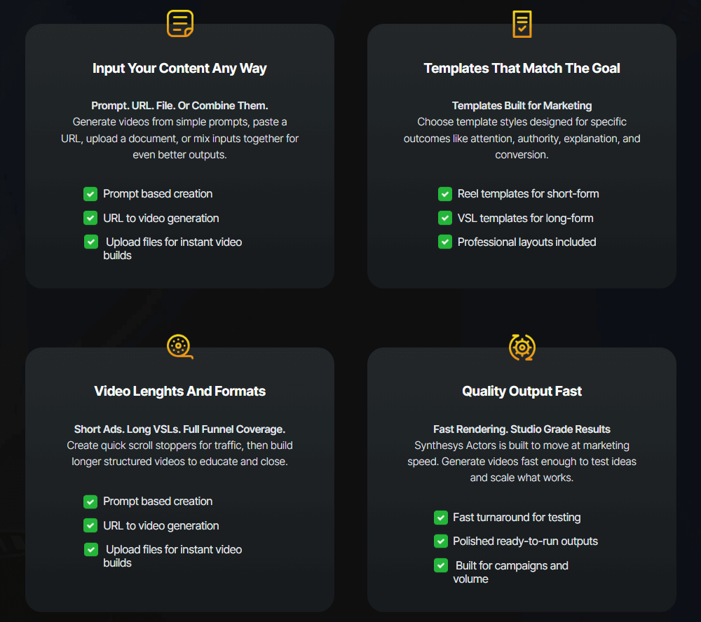 Synthesys Actors Review
