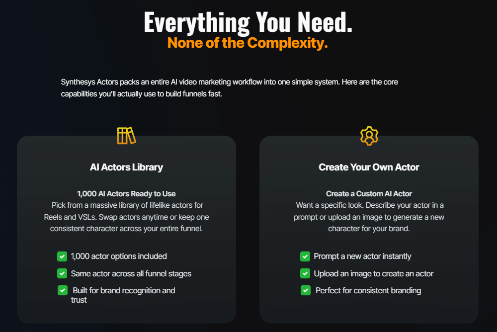 Synthesys Actors Review