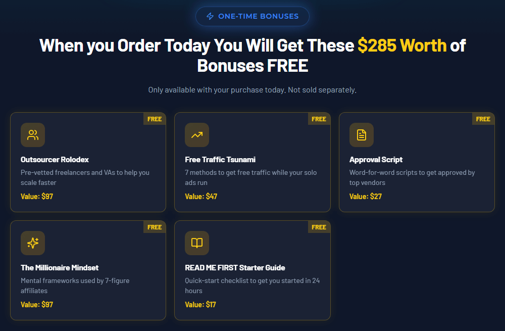 Solo Ads Freedom Stack Review