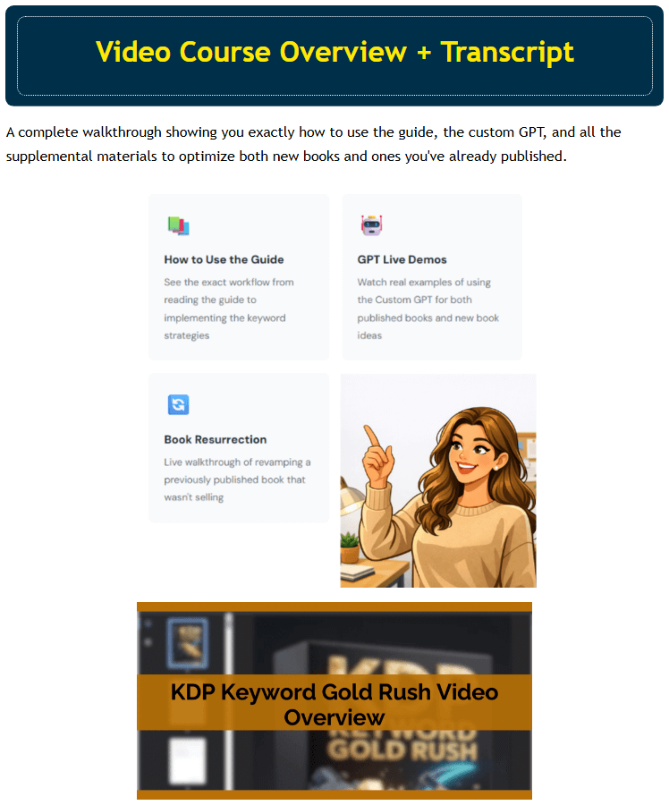 KDP Keyword Gold Rush Review