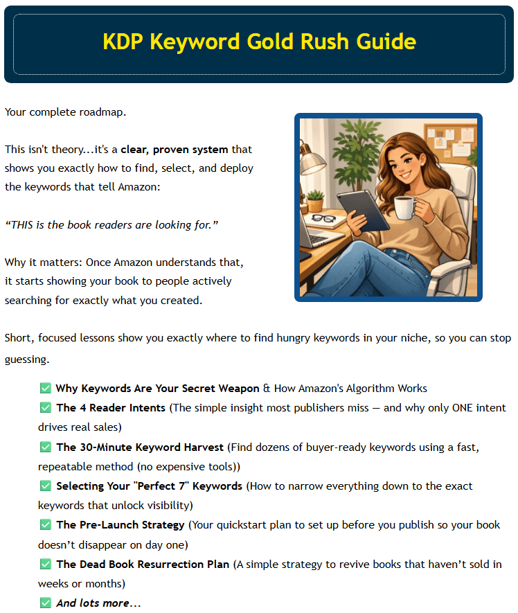 KDP Keyword Gold Rush Review
