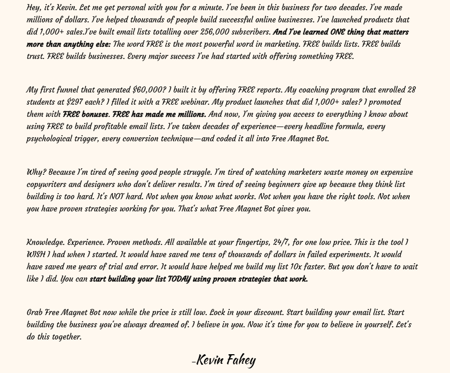 Free Magnet Bot Review